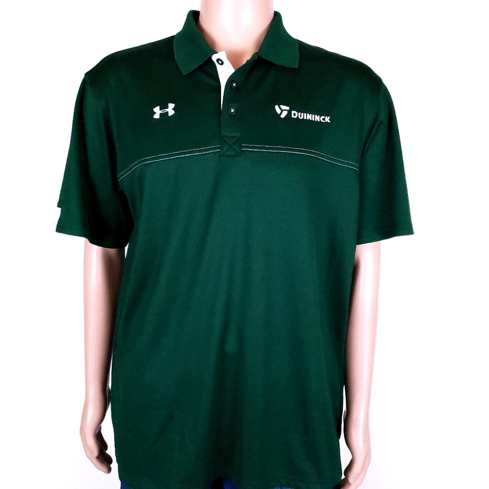 Under Armour Men Polo heatgear Loose DUININCK Size L - NWT